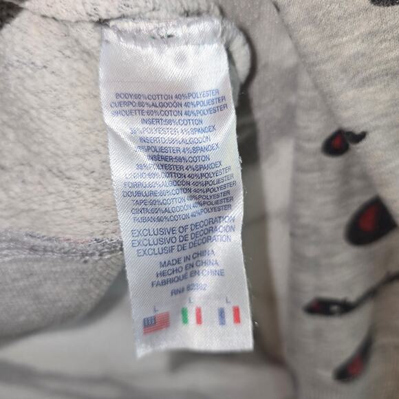 Champion Hoodie Boys Grey Size L - Picture 8 of 10